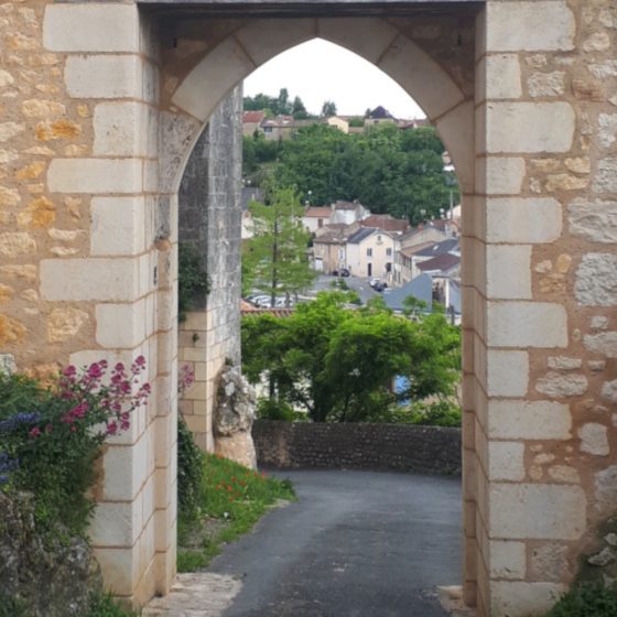 Attractive stone archway
