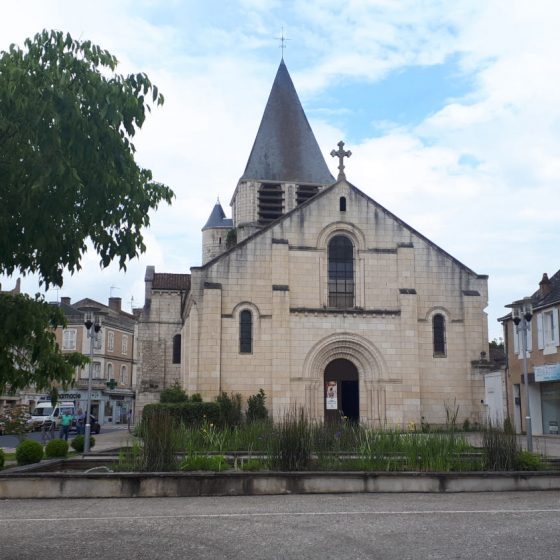 Church in the lower part of the town