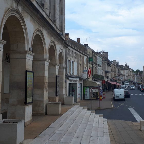 Chauvigny streets in the lower town