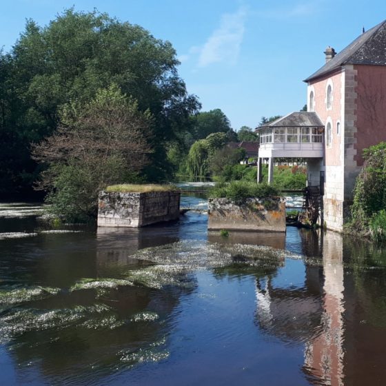 St Savin's pretty water mill on the Gartempe river