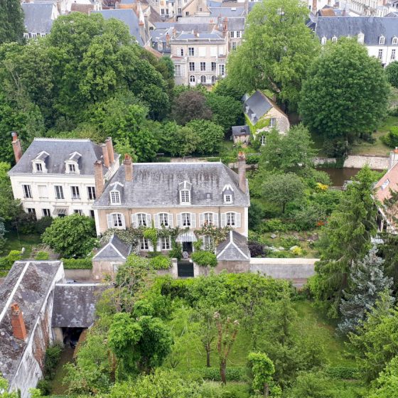 Views over the rooftops from the castle