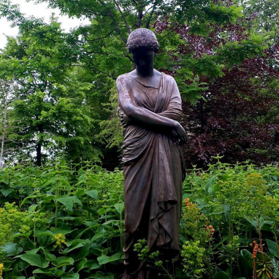 Statue in the chateau grounds