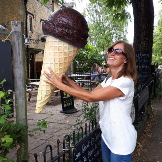 A shame this ice-cream wasn't real!