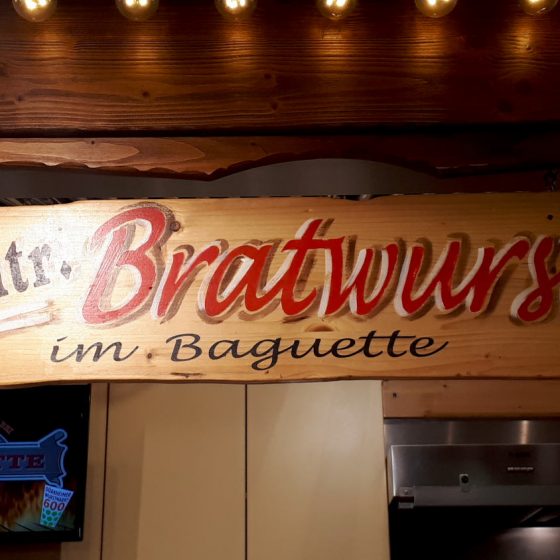 A half metre long Bratwurst should be enough for anyone!