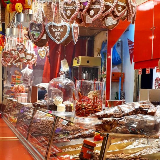 If you've got a sweet tooth, this gingerbread stand is for you.