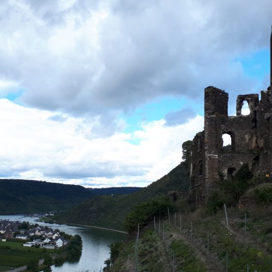 The atmospheric ruins of Beilstein castle