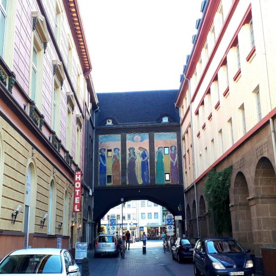 The colourful streets of Koblenz