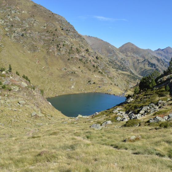 Andorra - Lake 3 feeding the river
