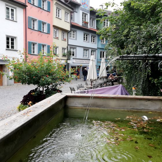 Lindau typical fountain