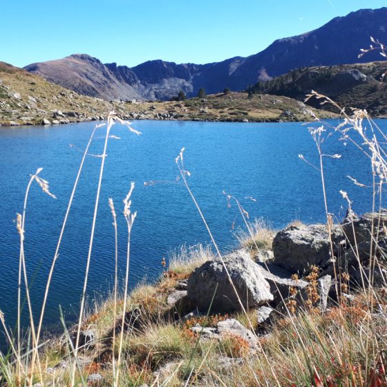 Andorra - view across large lake