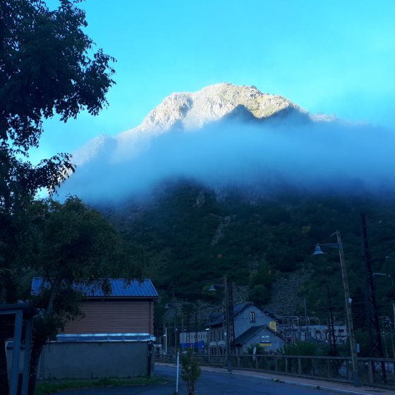 Andorra beckons in the cool morning mist