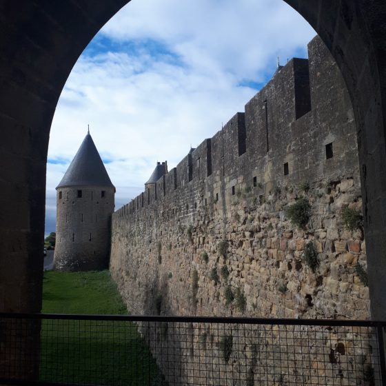 Carcassonne tower and ramparts