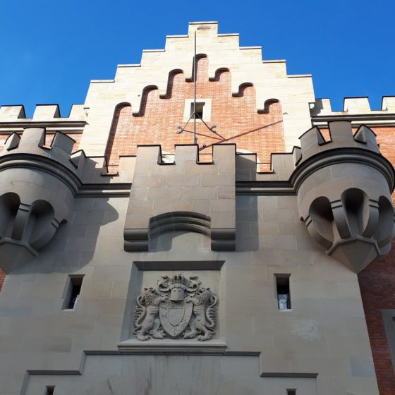 Decorative detailing on every inch of the castle