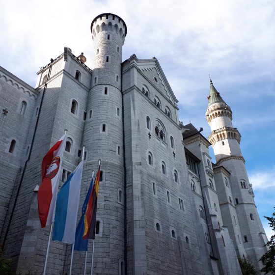 Neuschwanstein is very tall!