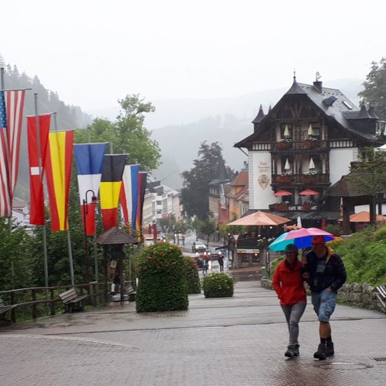 Triberg on a rainy day