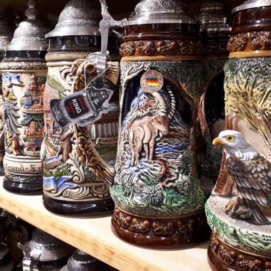 Bargain beer steins at just over 100 euros a go!