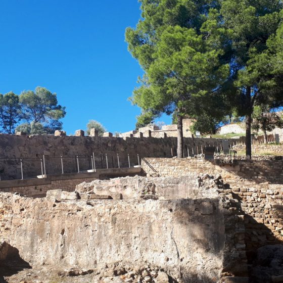 Denia castle grounds