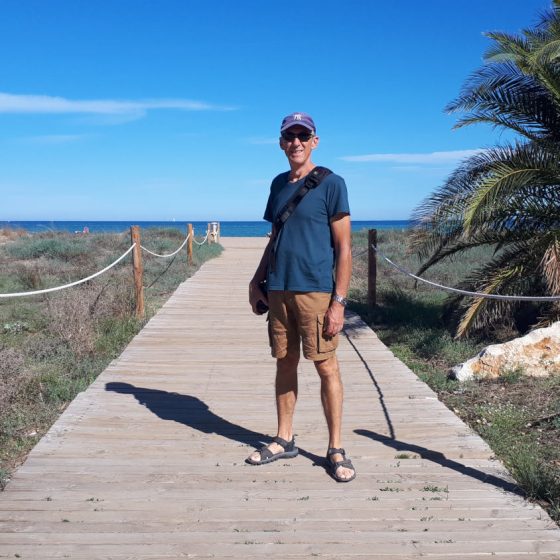 Denia's boardwalk to the beach