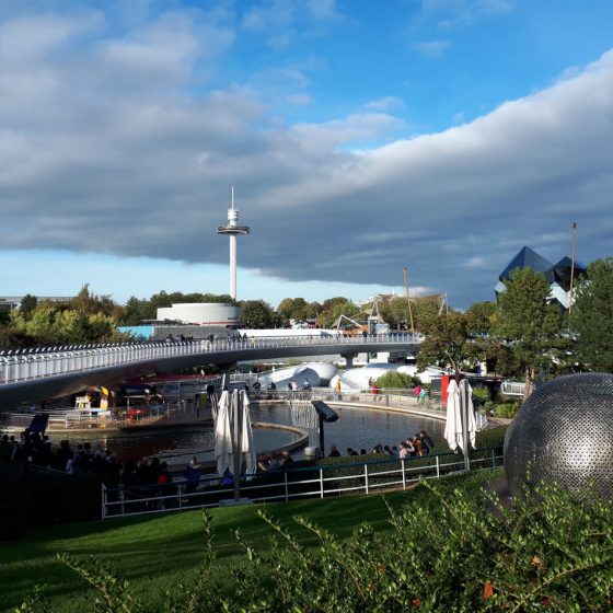 View of the Futuroscope park