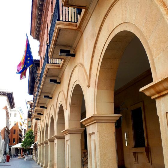 Arcaded building in Teruel centre